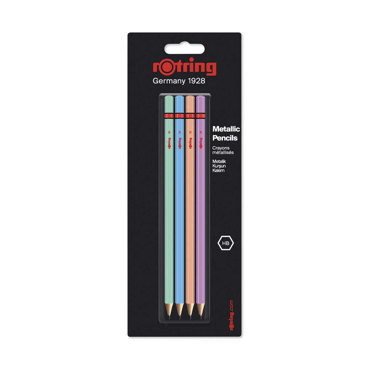 ROTRING NWL 4 CRAYONS GRAPHITE ROTRING