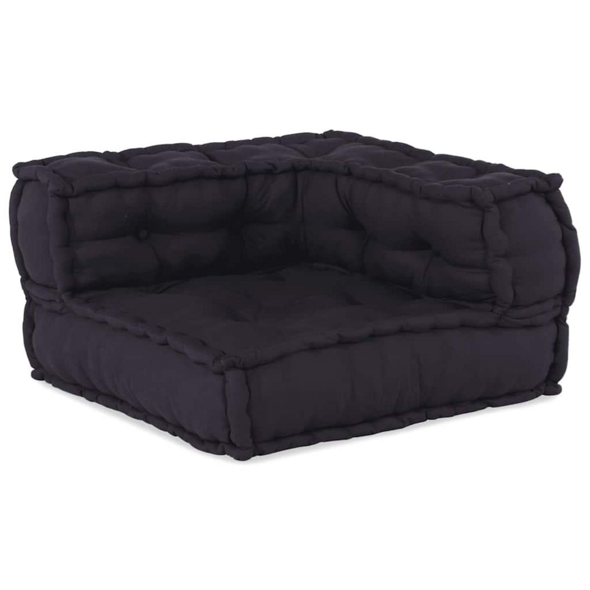 VIDAXL Pouf modulaire anthracite 140x70x36 tissu