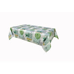 HABITABLE Toile cirée Palmier - 140 x 250 cm - Vert