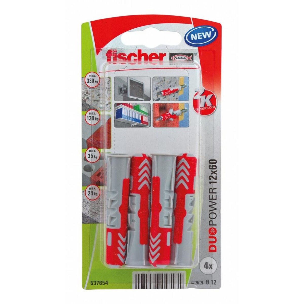 Fischer chevilles FISCHER, Diam.12 x L.60 mm
