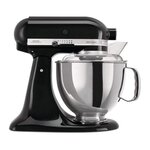 KitchenAid Robot pâtissier multifonction 4,8l 300w noir onyx - 5ksm175pseob