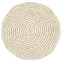 Voir la diapositive 2 : VIDAXL Pouf fait a la main en macrame 45 x 30 cm Coton