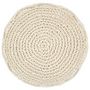 Voir la diapositive 2 : VIDAXL Pouf fait a la main en macrame 45 x 30 cm Coton