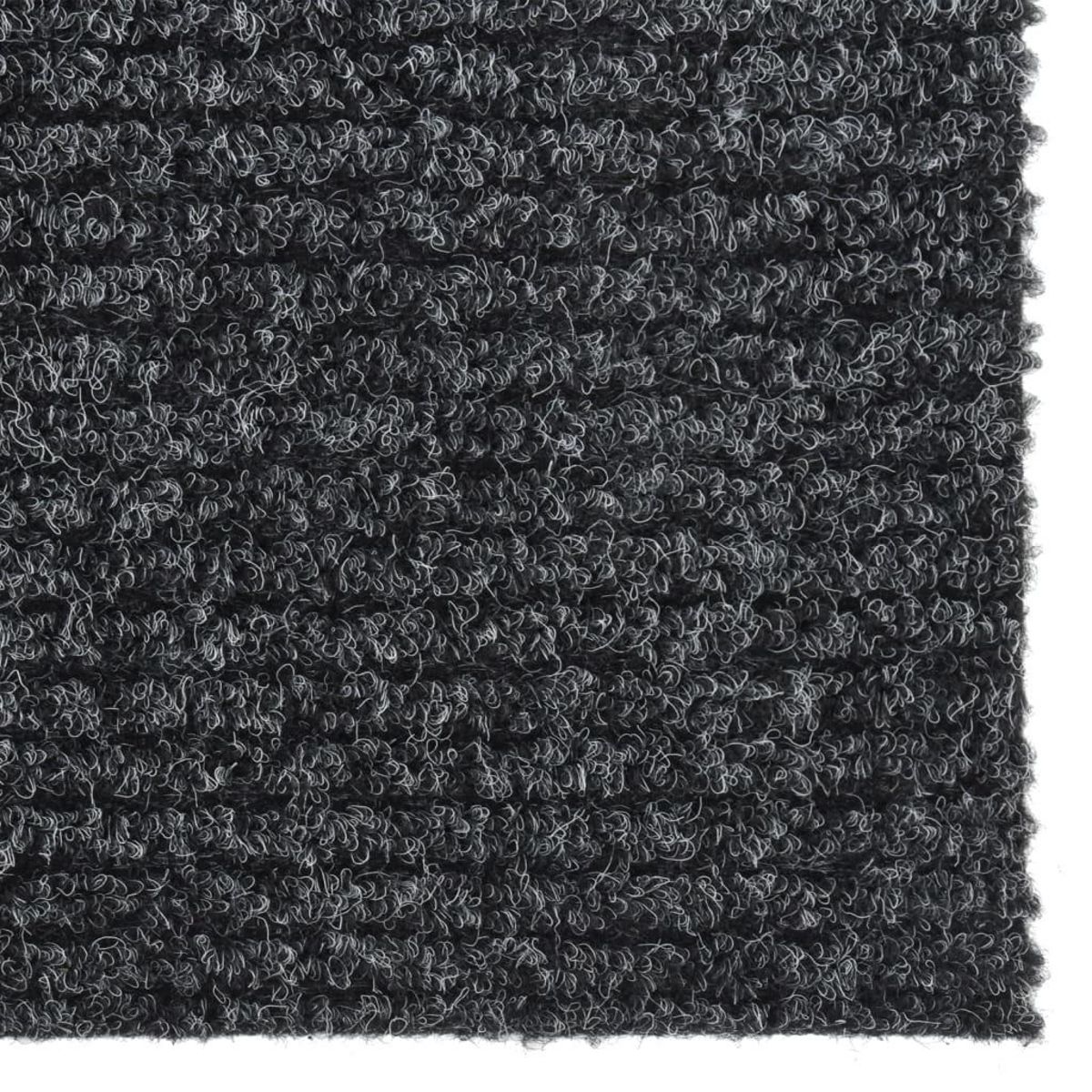 VIDAXL Tapis 100x350 cm Anthracite