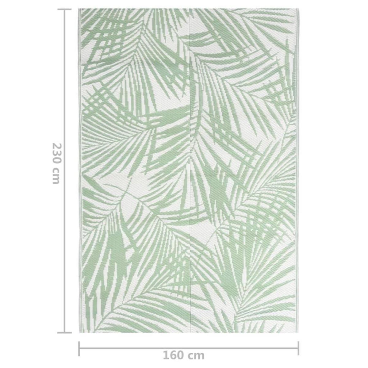 VIDAXL Tapis d'exterieur Vert 160x230 cm PP