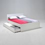 Voir la diapositive 4 : Lit pour couchage 160x200cm BOSS + 2 tiroirs