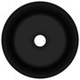 Voir la diapositive 3 : VIDAXL Lavabo rond de luxe Noir mat 40x15 cm Ceramique