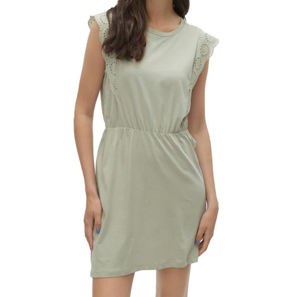 Vero Moda Robe Kaki Femme Vero Moda Hollyn