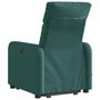 Voir la diapositive 5 : VIDAXL Fauteuil inclinable de massage electrique Vert fonce Tissu