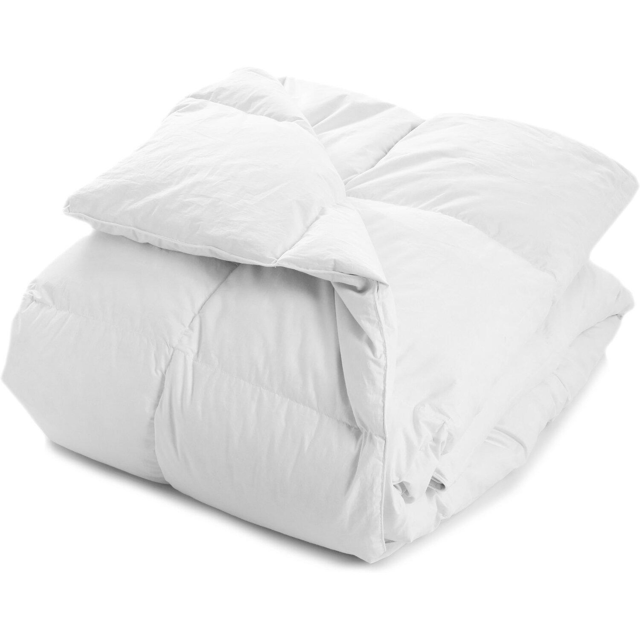 Home collection Couette blanche 140x200cm 100% microfibre 500gr a bouillir fab fr