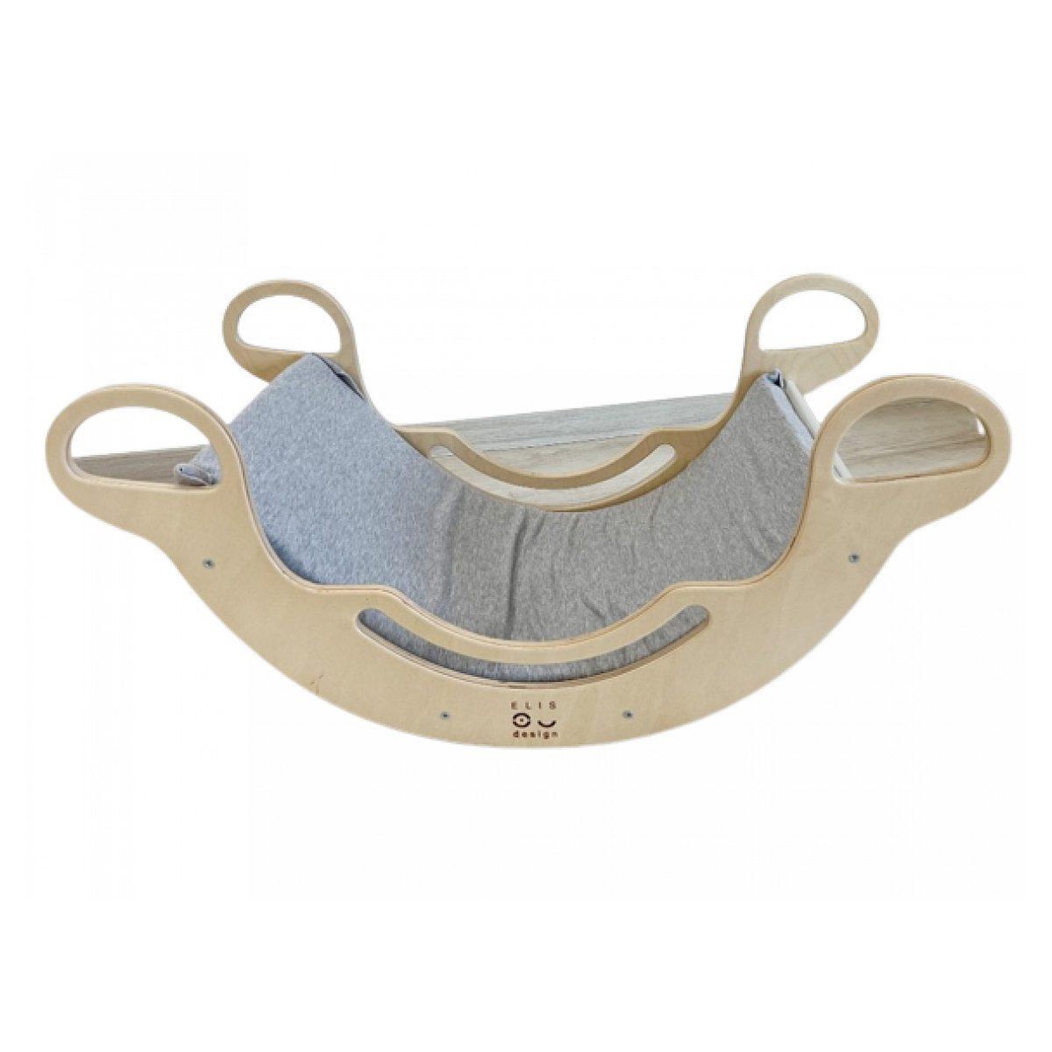 ELIS DESIGN Housse textile pour rocker montessori- avec élasthanne - gris