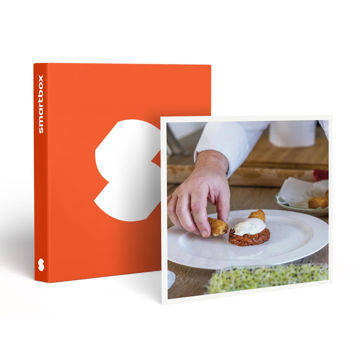 Smartbox 2h30 de cours de cuisine à domicile : préparation et dégustation d'1 menu 2 plats pour 4 personnes - Coffret Cadeau Gastronomie