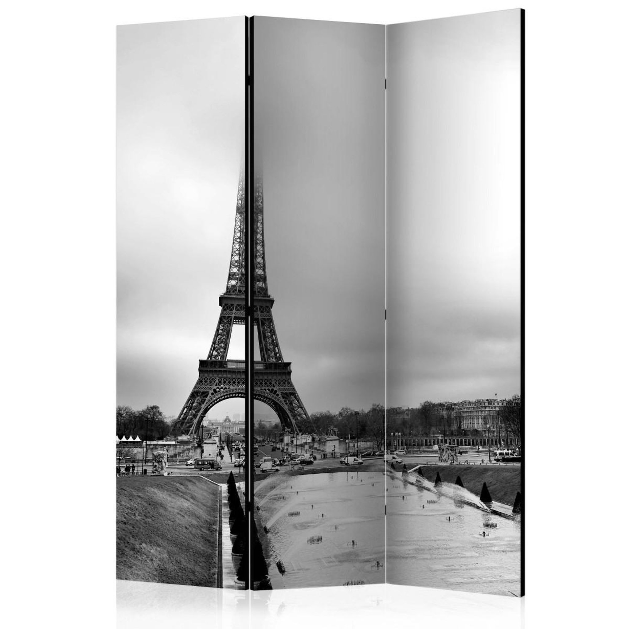 Paris Prix Paravent 3 volets  paris : eiffel tower  135x172cm