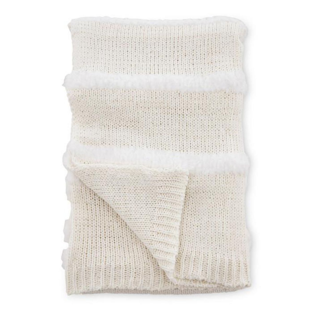 Paris Prix Plaid Déco  Katleen  130x170cm Naturel