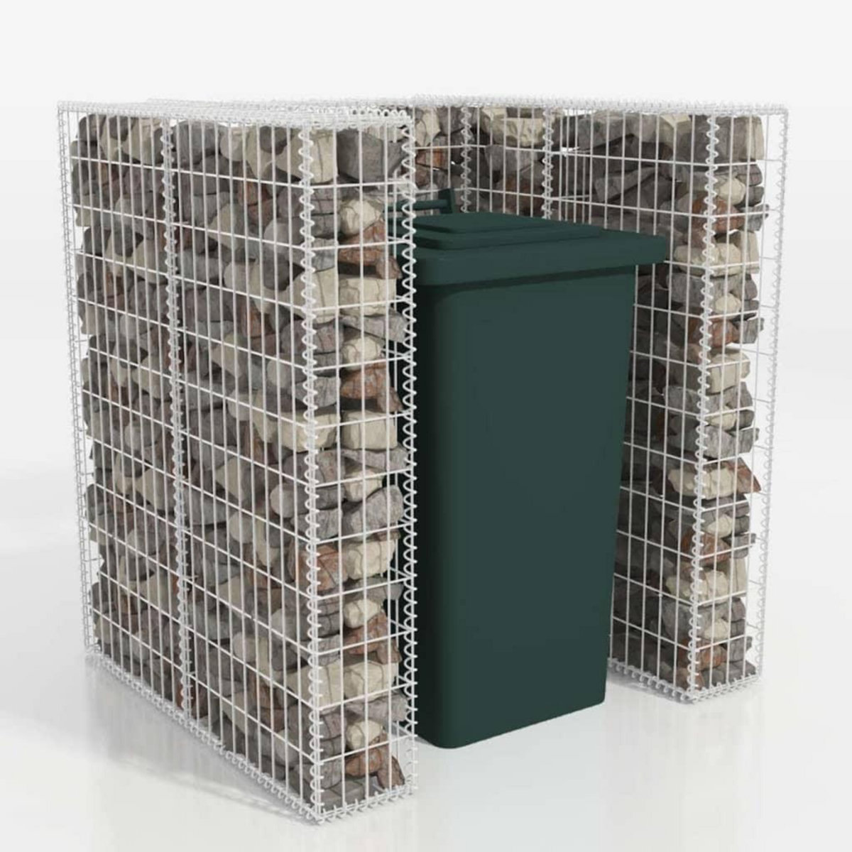 VIDAXL Panier de gabion simple Acier 110 x 100 x 120 cm