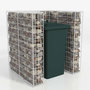Voir la diapositive 3 : VIDAXL Panier de gabion simple Acier 110 x 100 x 120 cm
