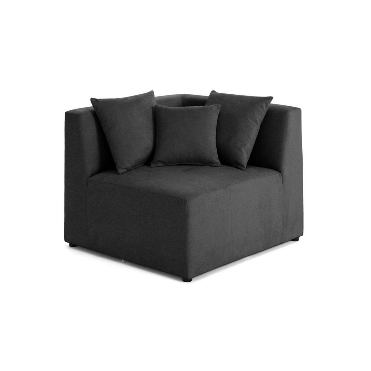 LISA DESIGN Amalfi - module d'angle réversible - en tissu