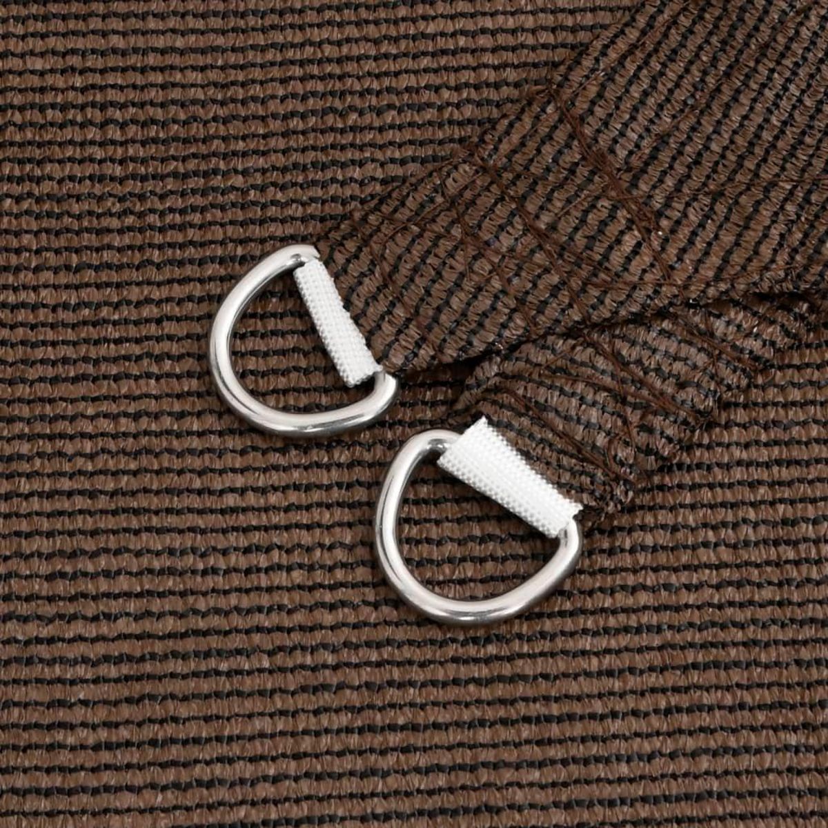 VIDAXL Voile d'ombrage 160 g/m^2 Marron 2x2 m PEHD