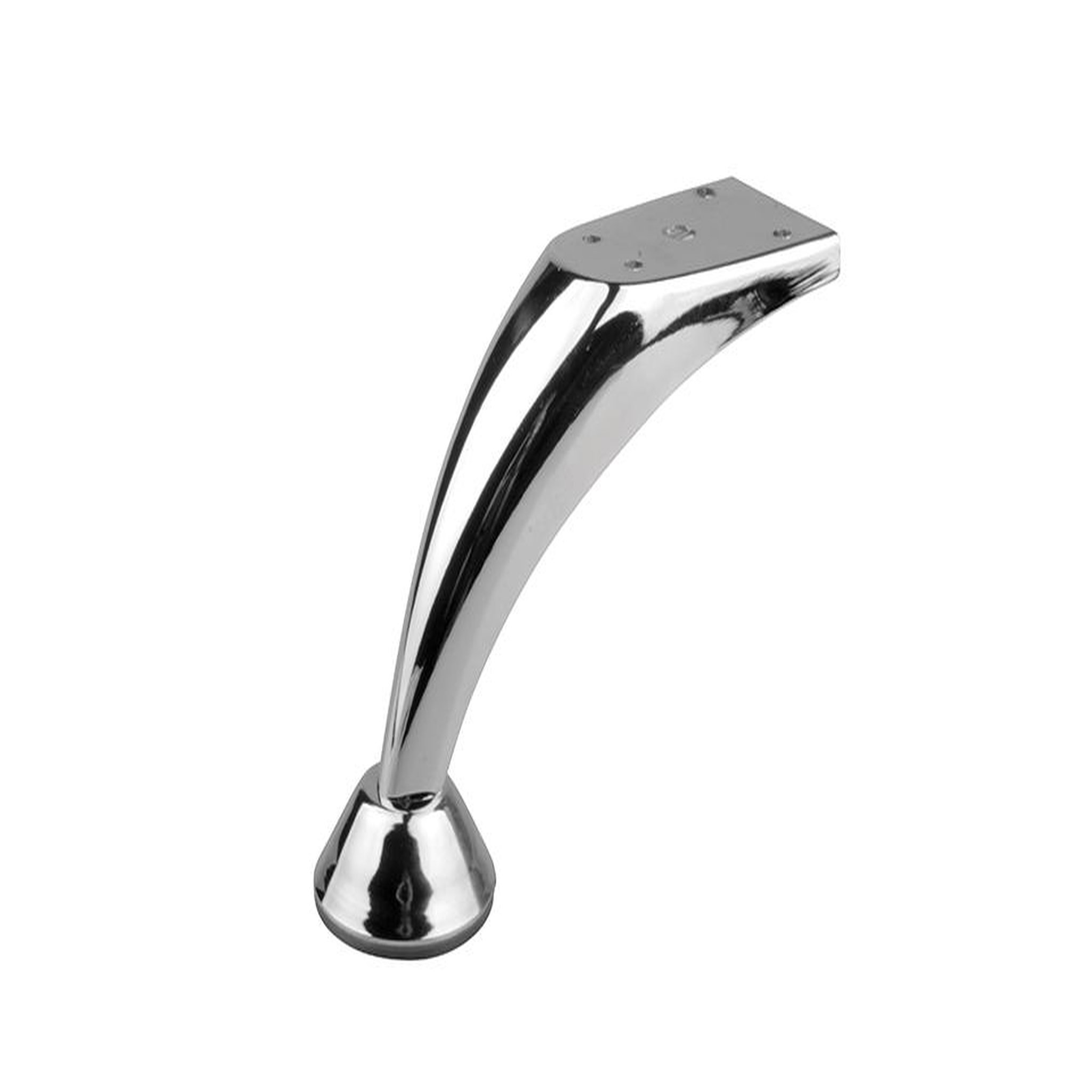 CENTRALE BRICO Pied de meuble fs011 120mm chrome brillant