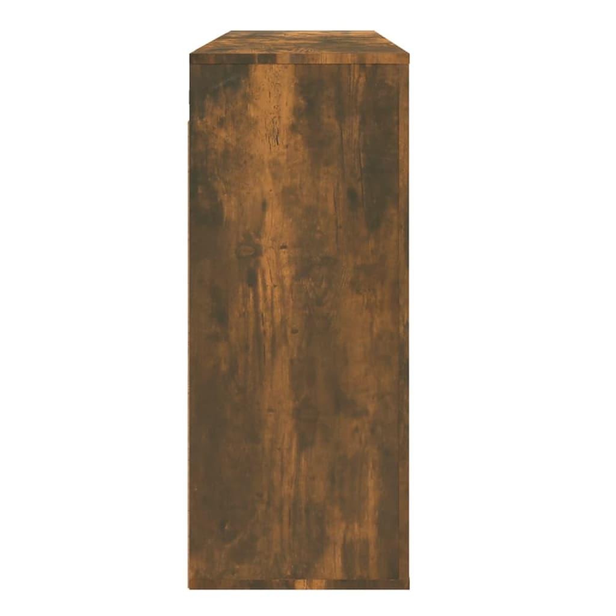 Voir la diapositive 5 : VIDAXL Armoire murale Chene fume 80x33x80 cm Bois d'ingenierie