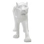 Voir la diapositive 3 : Paris Prix Statuette Déco en Résine  Panthère  70cm Blanc