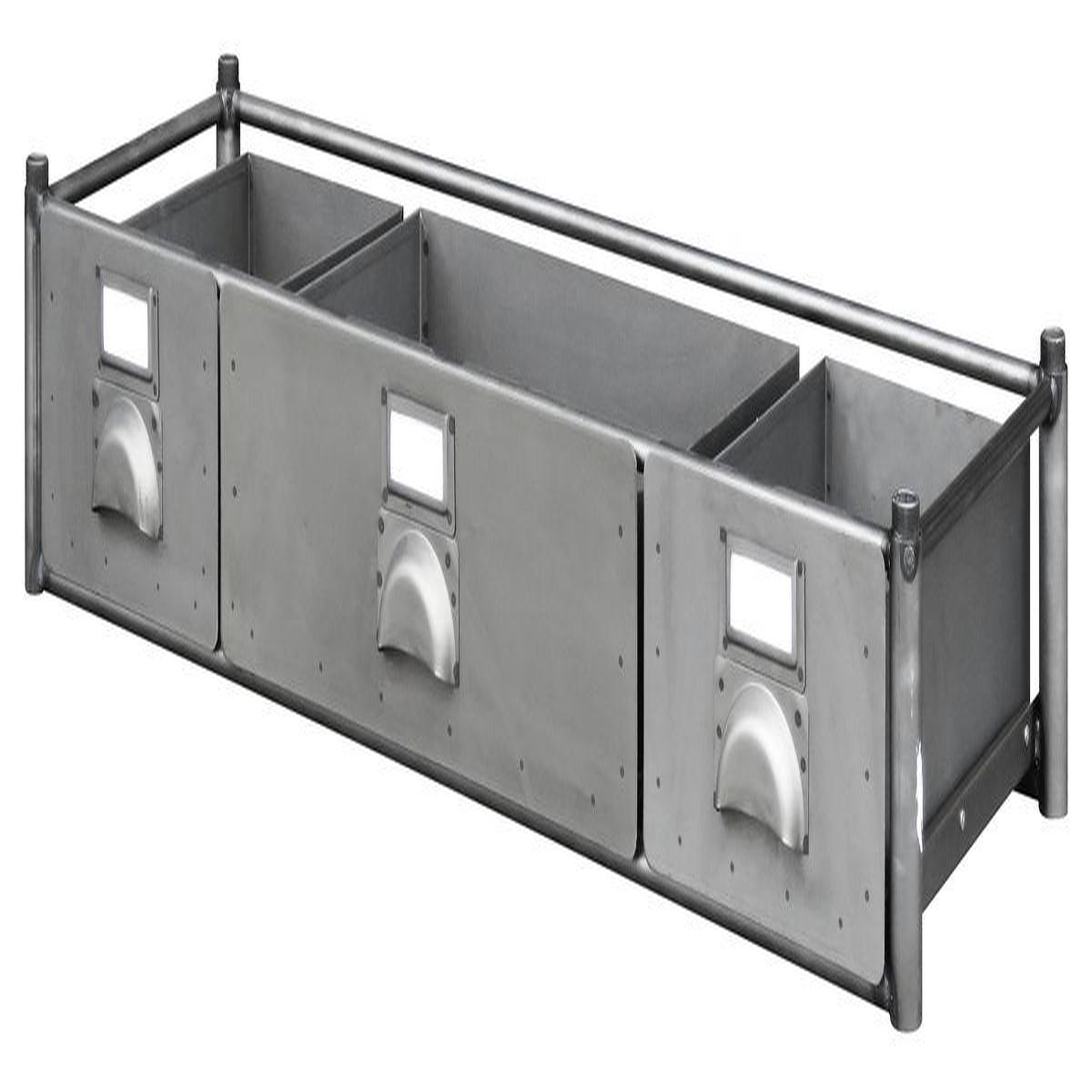 OUTIFRANCE Module 3 tiroirs (1 demi + 2 petits)-  1200 x 400 x h. 190 mm 14 kg