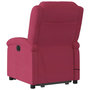 Voir la diapositive 5 : VIDAXL Fauteuil de massage inclinable Rouge bordeaux Velours