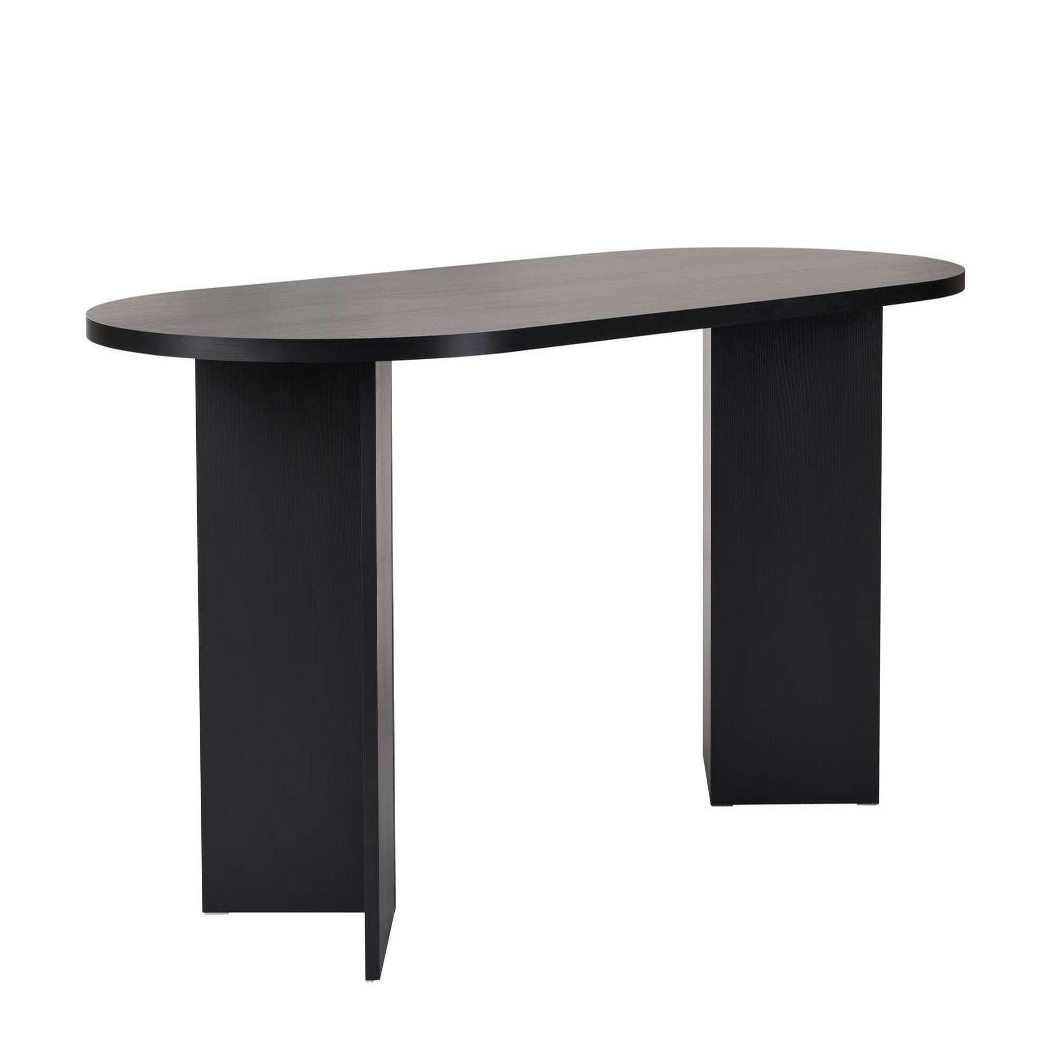 Voir la diapositive 4 : Habitat et Jardin Table à manger en bois  sabella  200 x 90 x 75 cm - bois noir