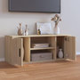 Voir la diapositive 3 : VIDAXL Meuble TV Chene sonoma 100x35x40 cm Bois d'ingenierie