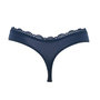Voir la diapositive 2 : CALVIN KLEIN JEANS String Marine Femme Calvin Klein Jeans Thong
