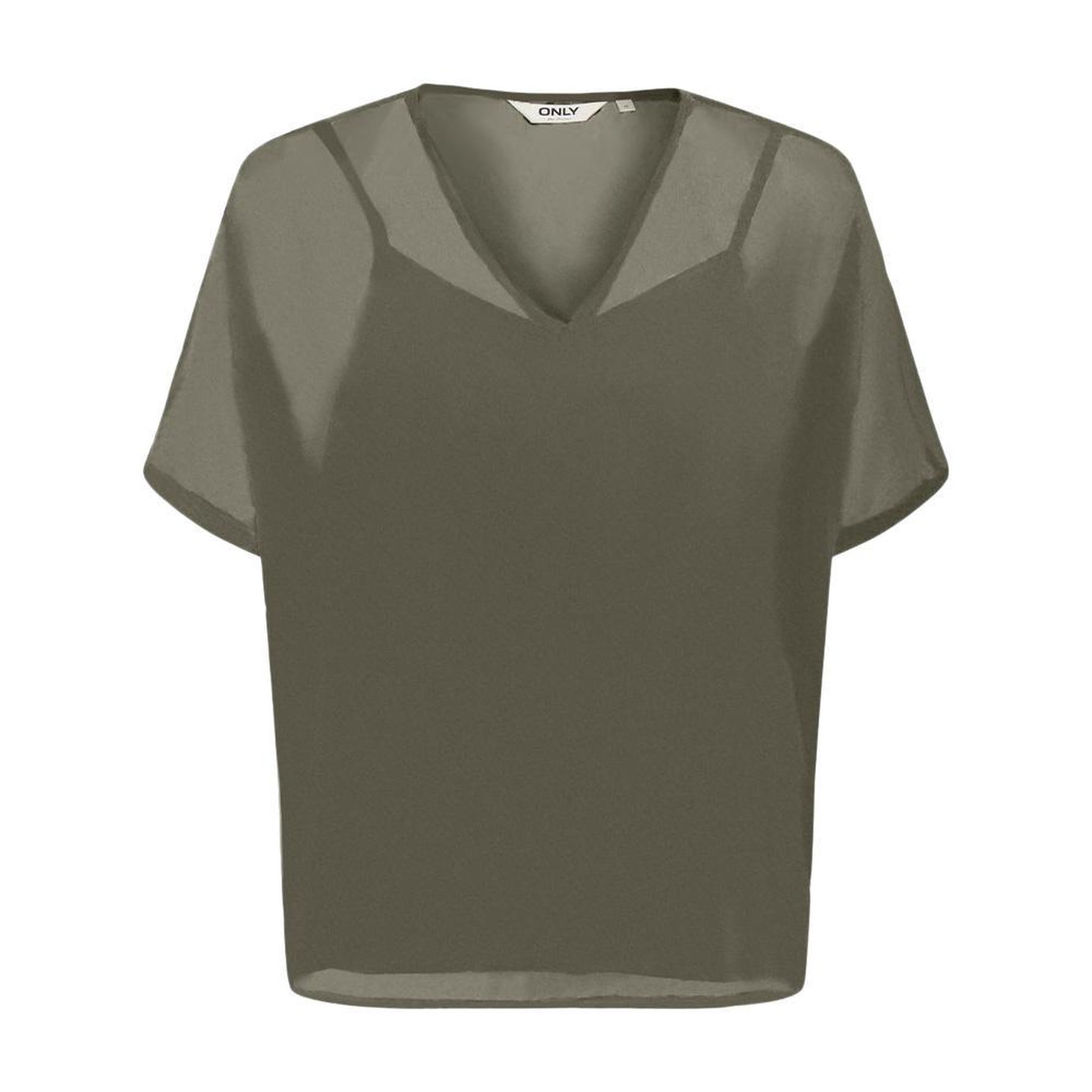 Voir la diapositive 1 : Only Blouse Kaki  Femme Only Tasha