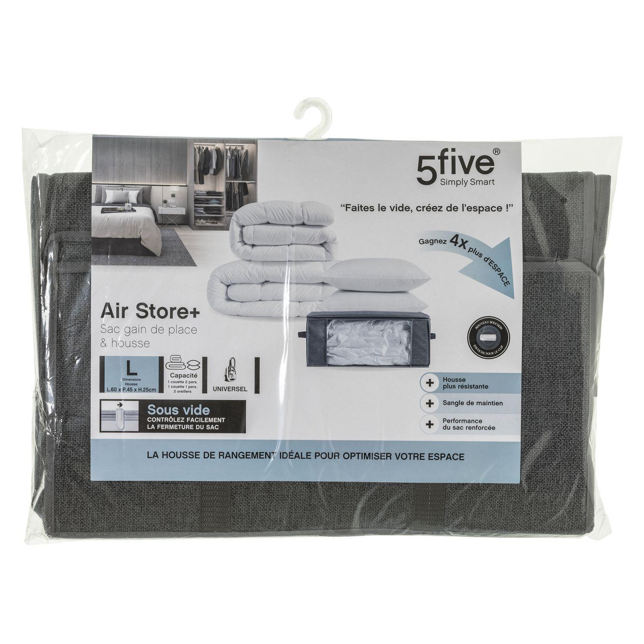 Voir la diapositive 4 : FIVE Sac de compression Aix-Store grand modèle - Noir