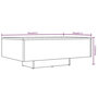 Voir la diapositive 6 : VIDAXL Table basse Sonoma gris 85x55x31 cm Bois d'ingenierie