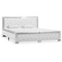 Voir la diapositive 2 : VIDAXL Cadre de lit sans matelas blanc similicuir 160x200 cm