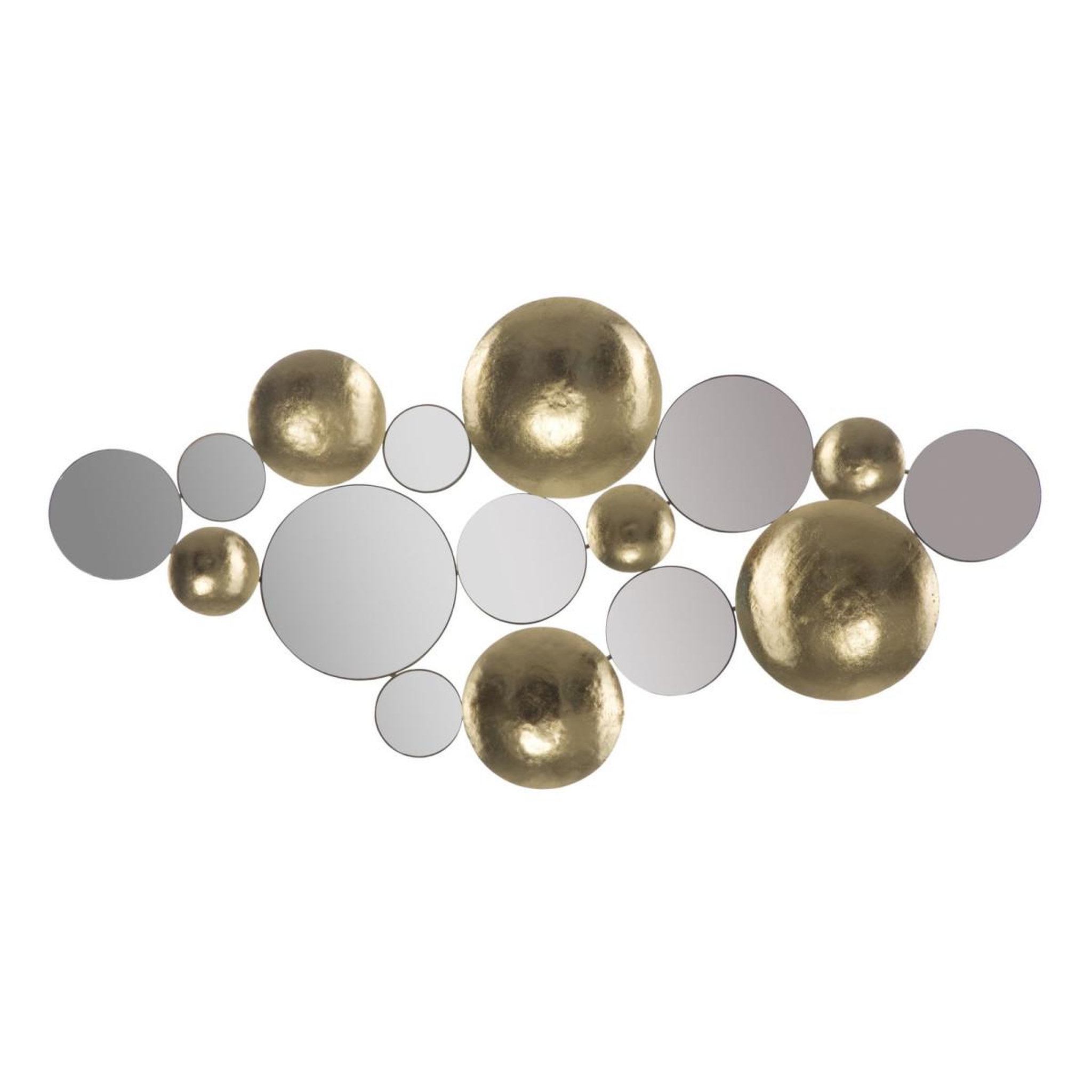 Paris Prix Décoration murale en métal  miroirs  118cm or