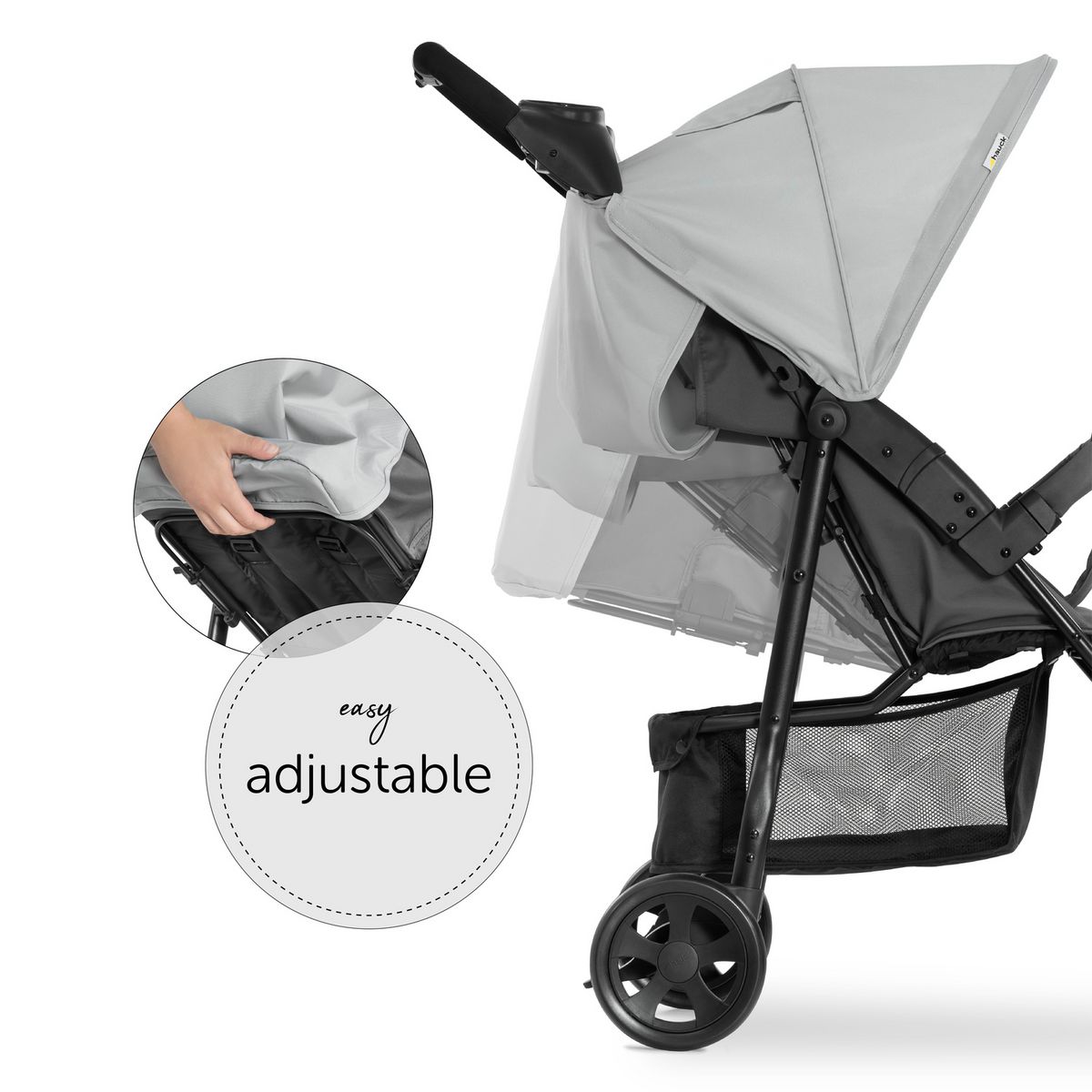 HAUCK Poussette Buggy 3 Roues Citi Neo 3 - Gris