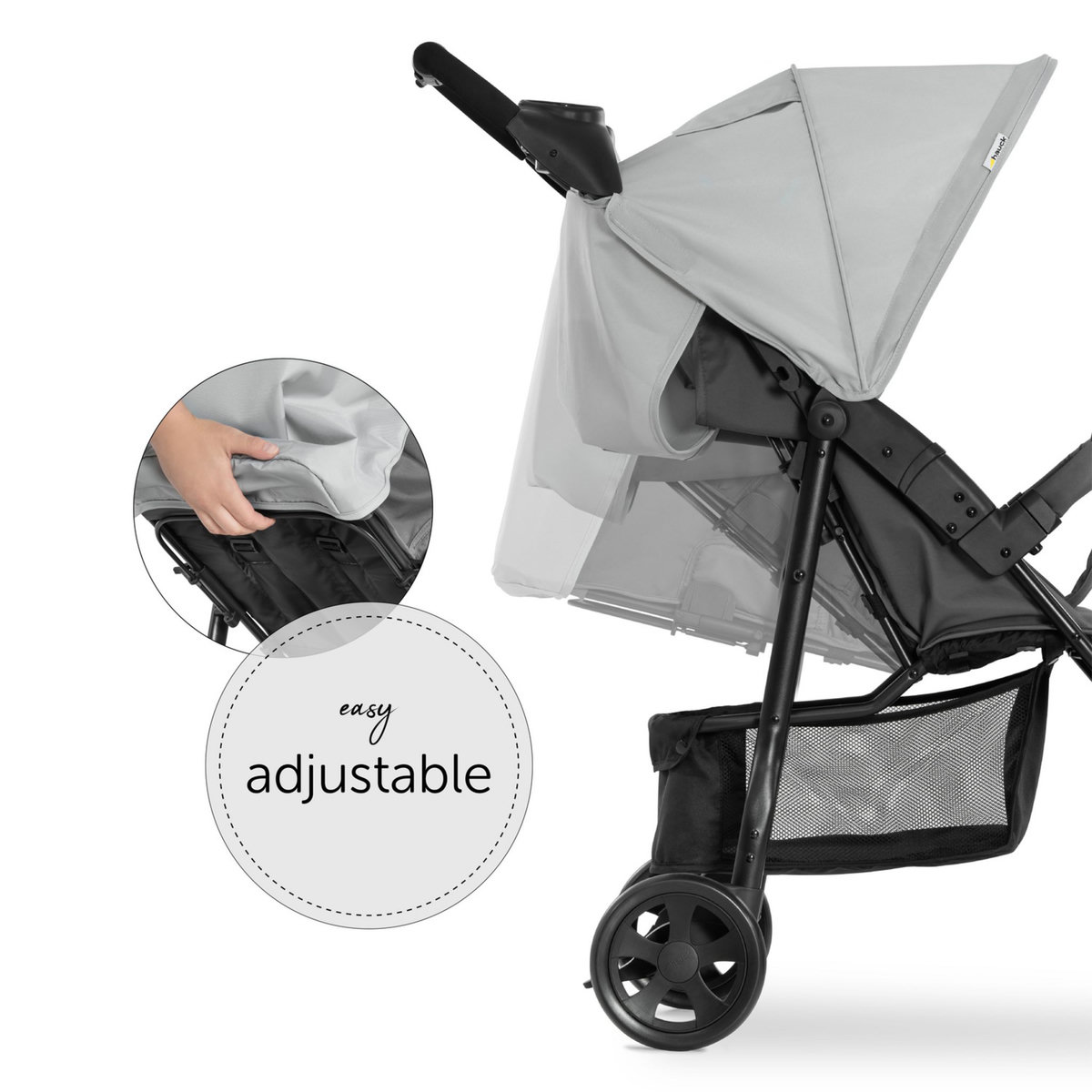 HAUCK Poussette Buggy 3 Roues Citi Neo 3 - Gris