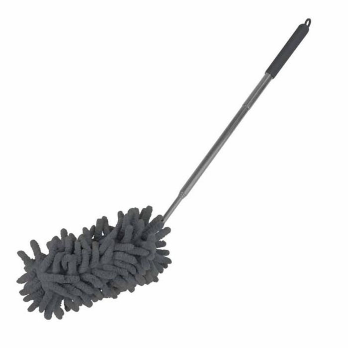 Paris Prix Plumeau Microfibre  Télescopique  75cm Anthracite