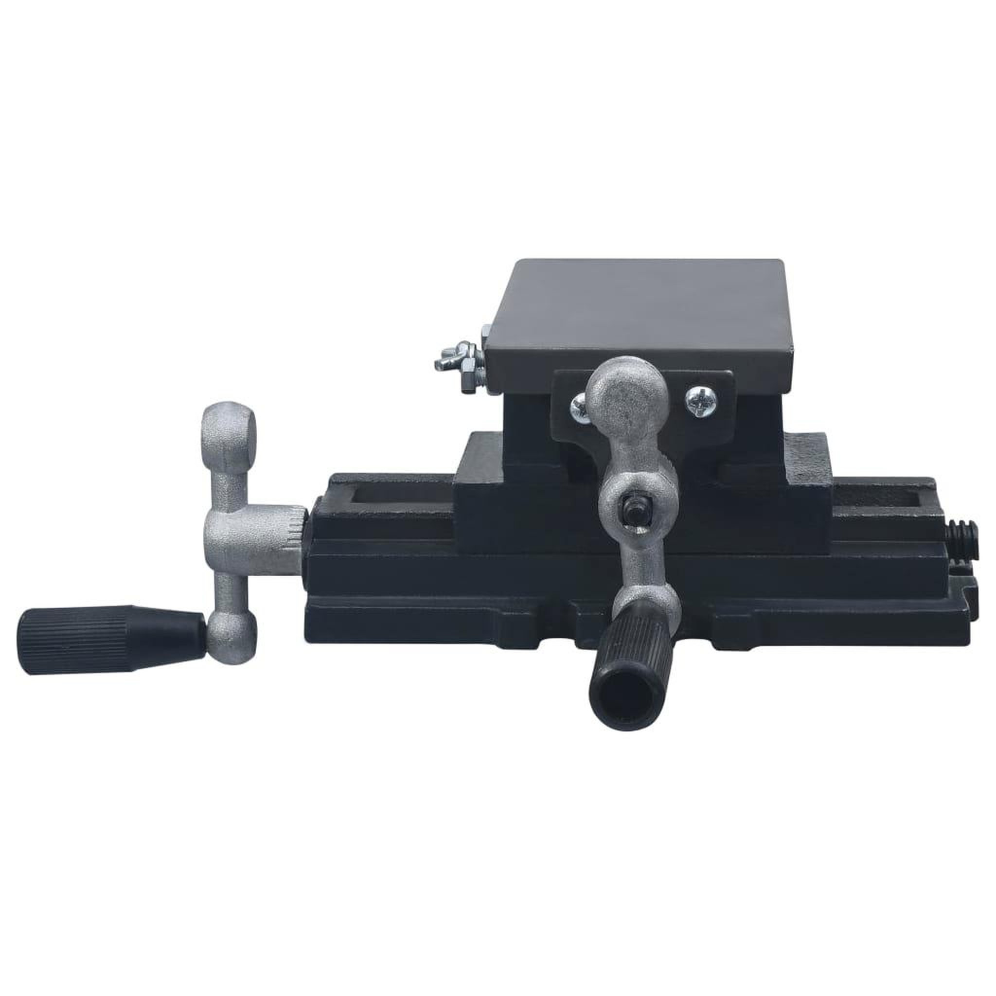 Voir la diapositive 3 : VIDAXL Table d'etau a glissiere transversale manuelle