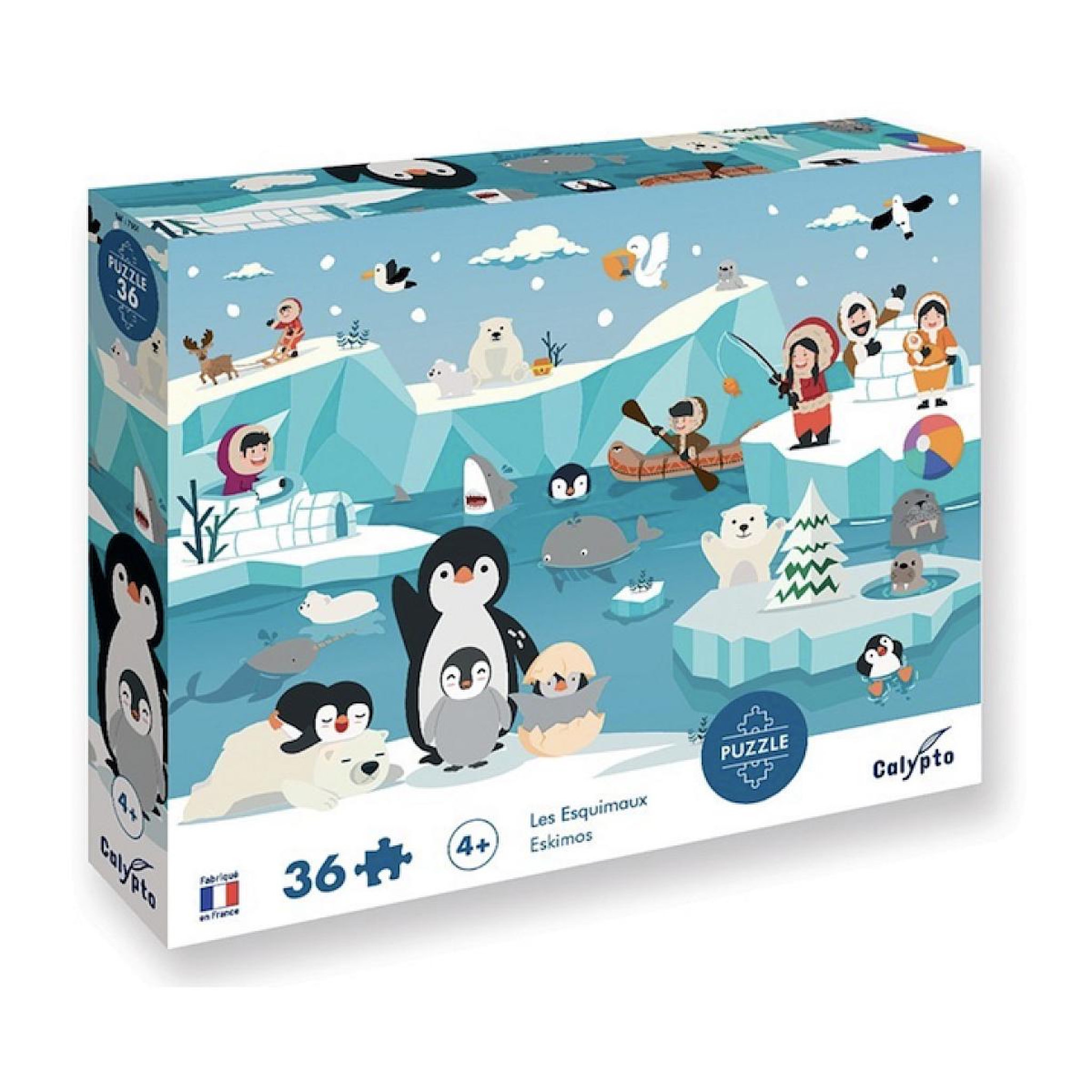 Sentosphere Puzzle 36 pieces esquimaux Calypto -