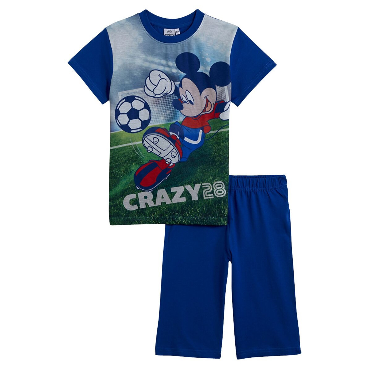 MICKEY Pyjashort Foot Mickey Garçon du 2 au 8 ans