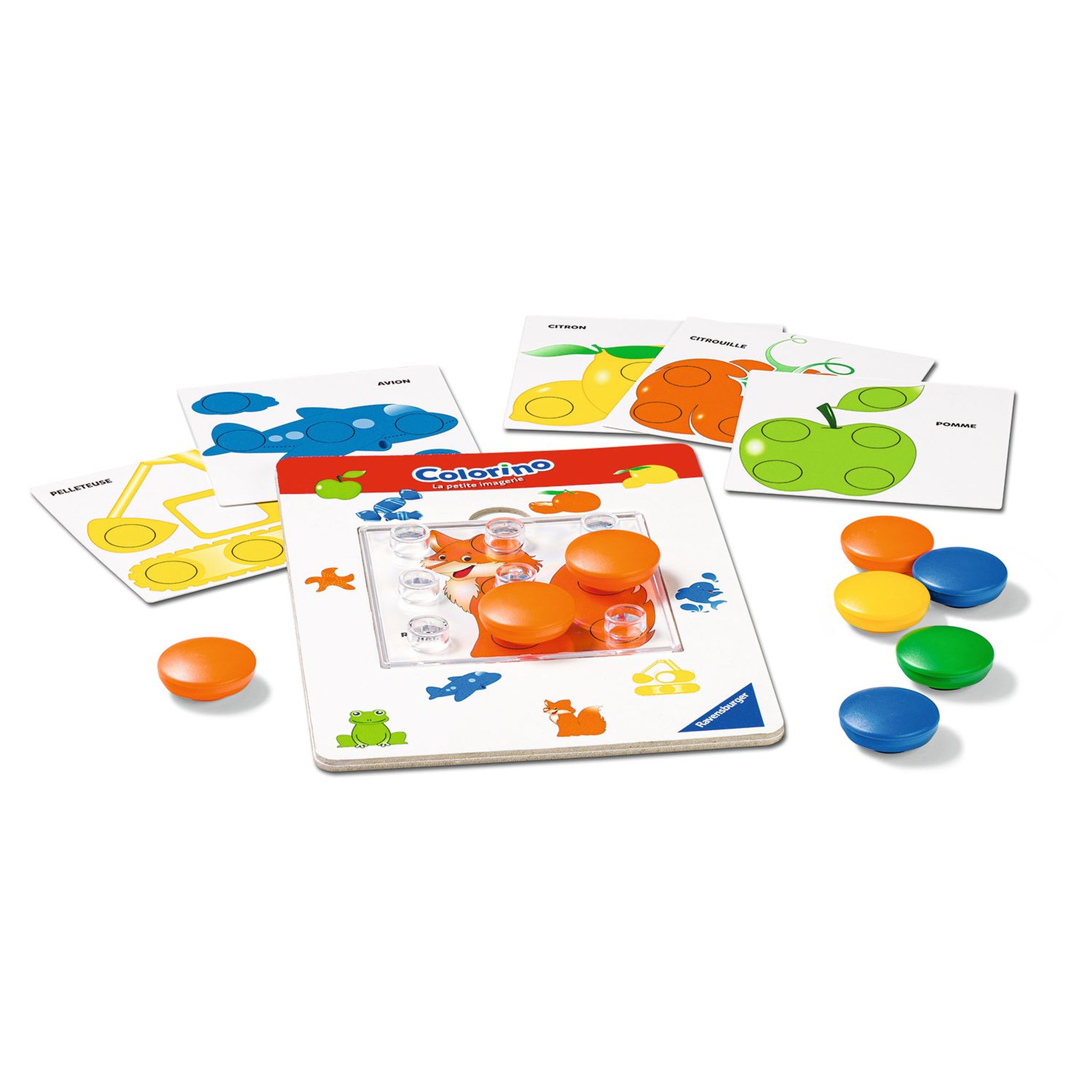 Voir la diapositive 3 : RAVENSBURGER Jeu Colorino la petite imagerie