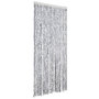 Voir la diapositive 2 : VIDAXL Moustiquaire Blanc et gris 90x220 cm Chenille
