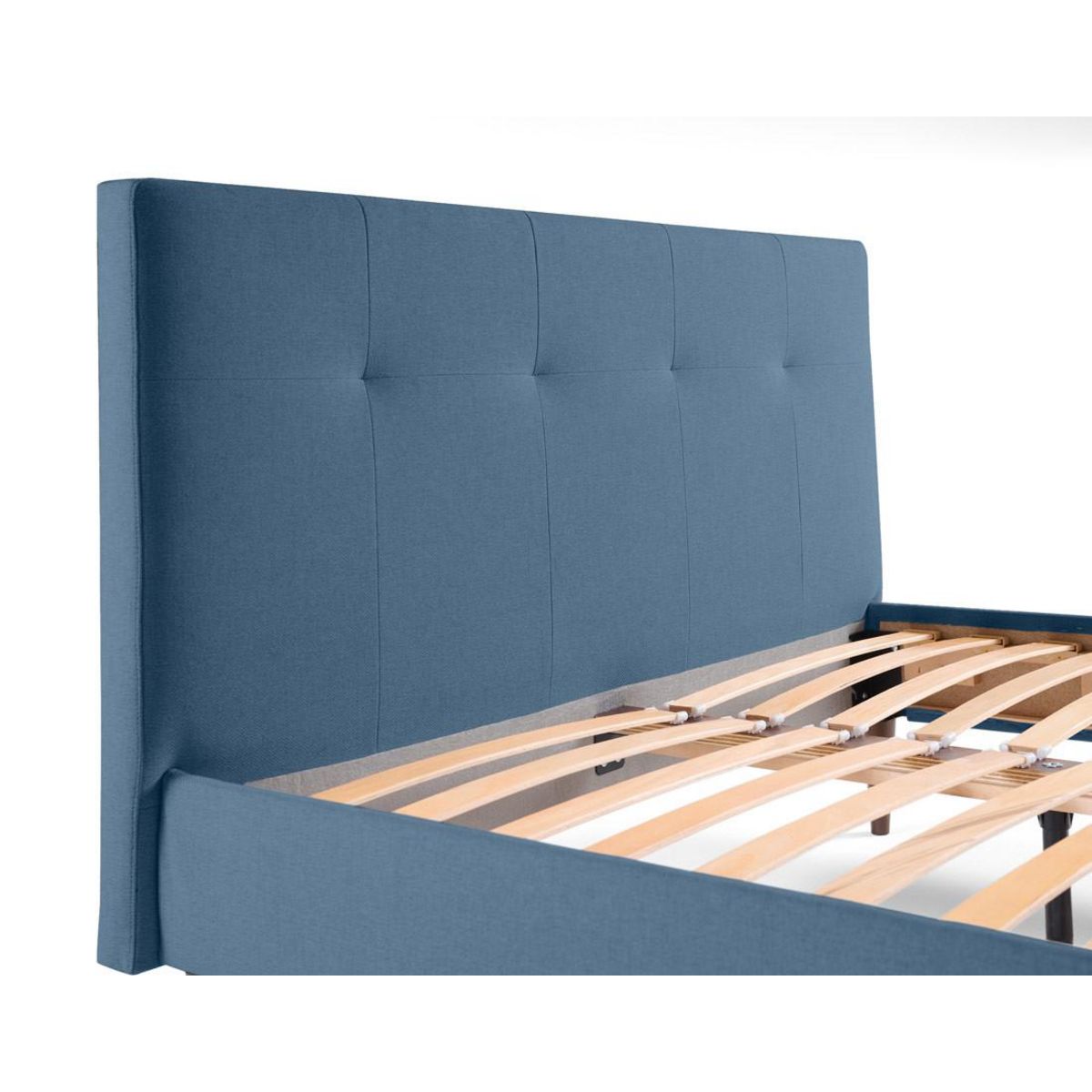 BEST MOBILIER Monet - lit - 140x190 - sommier inclus - en tissu