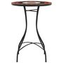 Voir la diapositive 5 : VIDAXL Table de bistro mosaïque terre cuite blanc Ø50x70 cm ceramique