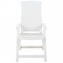 Voir la diapositive 3 : VIDAXL Chaises inclinables de jardin lot de 2 Plastique Blanc