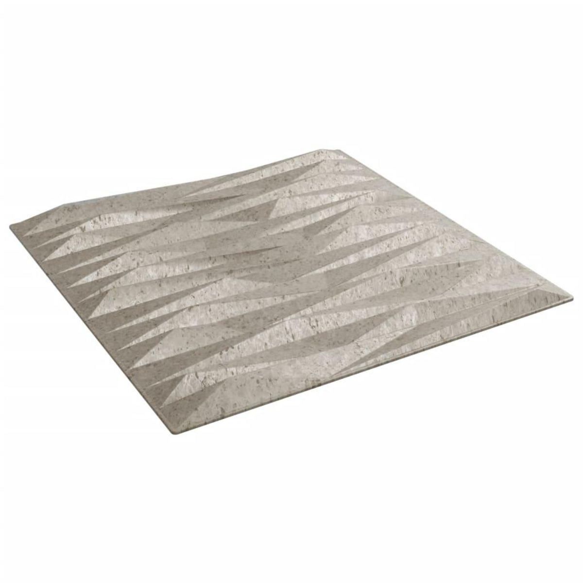 VIDAXL Panneaux muraux 24 pcs beton 50x50 cm XPS 6 m² pierre