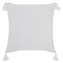 Voir la diapositive 4 : ATMOSPHERA Coussin Déco  4 Pompons  40x40cm Rose