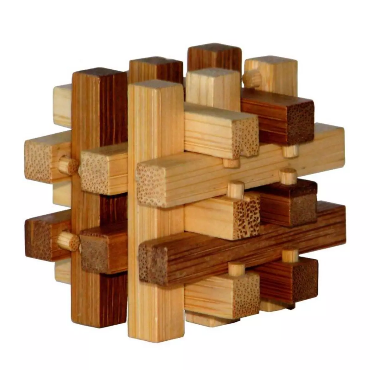 Eureka Toys EUREKA 3D Bamboo Brain puzzle Slide ****