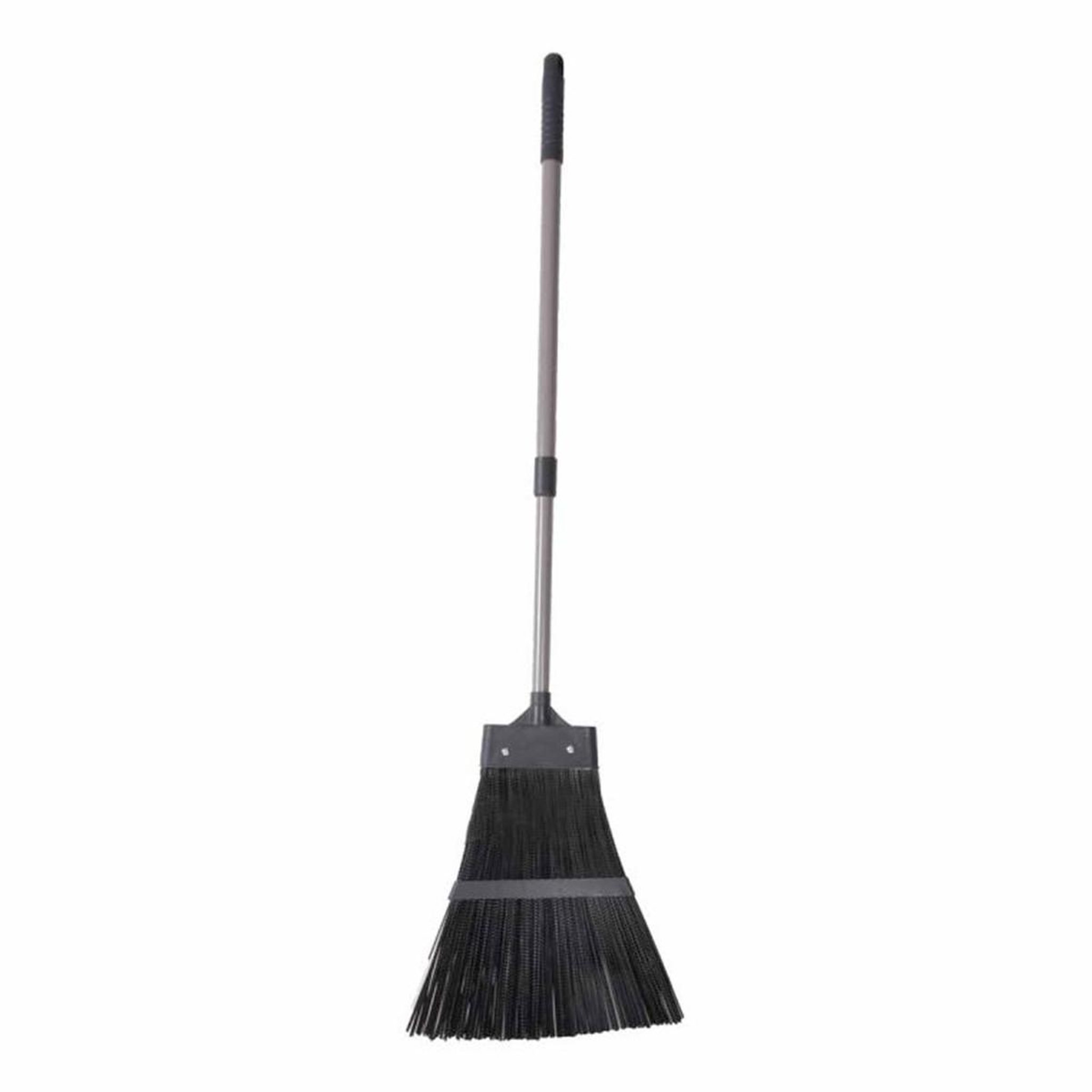 Voir la diapositive 1 : HOMEA Balai extérieur  manche télescopique  110cm taupe
